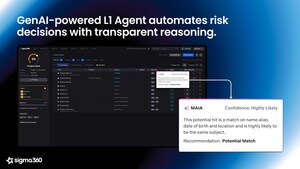 Sigma360 Announces GenAI Innovations to Transform Financial Crime Compliance