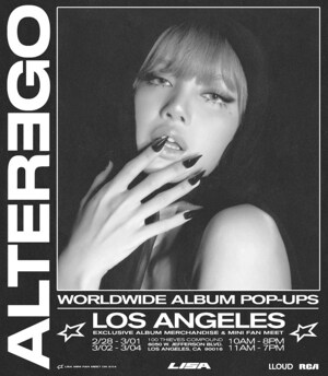 Lisa Celebrates Debut Solo Album Alter Ego with Exclusive <ALTER EGO WORLDWIDE POP-UP> at the 100 Thieves Compound in Los Angeles