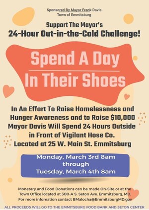 Mayor's 24-Hour Out-In-The-Cold Challenge "Spend a Day in Their Shoes"