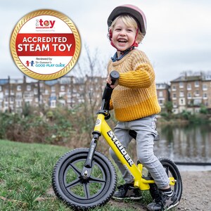 All Strider 12 and 14x Bikes Earn STEAM Toy Accreditation