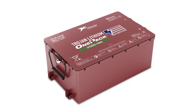 Trojan Battery Company introduces the Trojan Lithium OnePack™ Extended Range (XR), a 48V, 171Ah lithium-ion battery pack. OnePack XR delivers multiple layers of safety, more capacity, the ability to travel longer distances per charge, and a best-in-class warranty. Its overall performance makes OnePack XR a superior drop-in replacement for low-speed recreational vehicles (LSEVs). Trojan Battery Company introduces the Trojan Lithium OnePack™ Extended Range (XR), a 48V, 171Ah lithium-ion battery pack. OnePack XR delivers multiple layers of safety, more capacity, the ability to travel longer distances per charge, and a best-in-class warranty. Its overall performance makes OnePack XR a superior drop-in replacement for low-speed recreational vehicles (LSEVs).