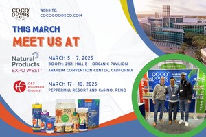CocoGoodsCo greeting in Natural Products Expo West 2025 and C&amp;S Trade Show 2025