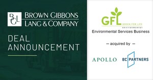 BGL Announces the Sale of GFL's Environmental Services Business Valued at $8 Billion