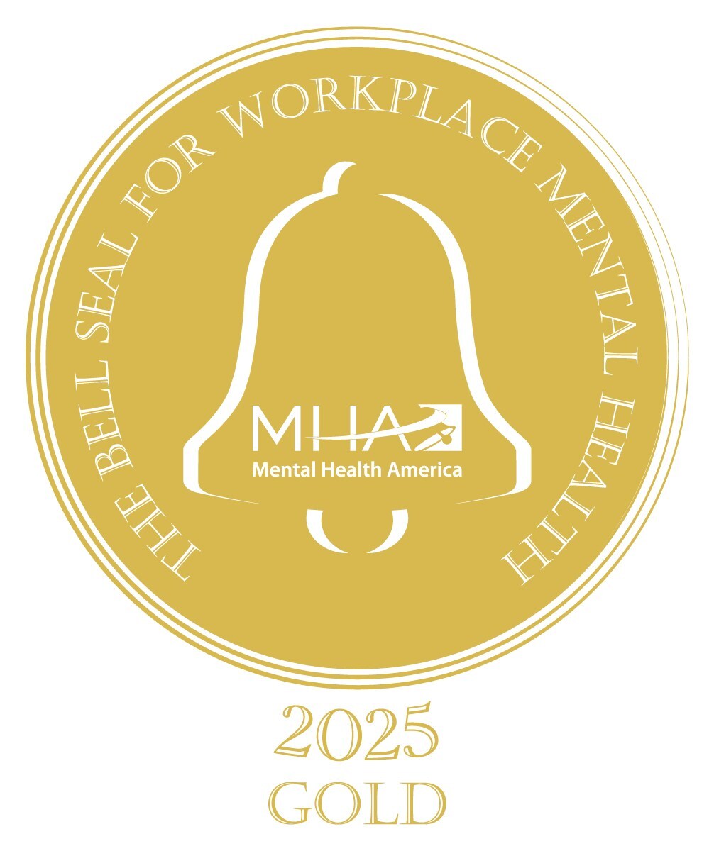 The Coordinating Center Recognized with 2025 Bell Seal for Workplace Mental Health at Gold Level by Mental Health America