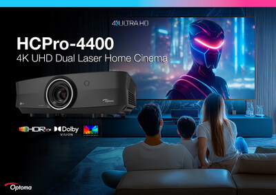 Optoma HCPro-4400 4K UHD Dual Laser Home Cinema Projector
