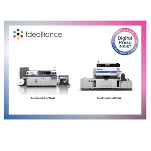 Epson SurePress Models Receive Idealliance Digital Press System Certification