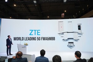 ZTE refuerza su liderazgo mundial en 5G FWA y MBB en el MWC Barcelona 2025