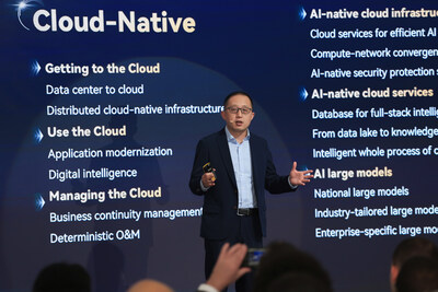 Bruno Zhang, CTO of Huawei Cloud (PRNewsfoto/HUAWEI CLOUD)