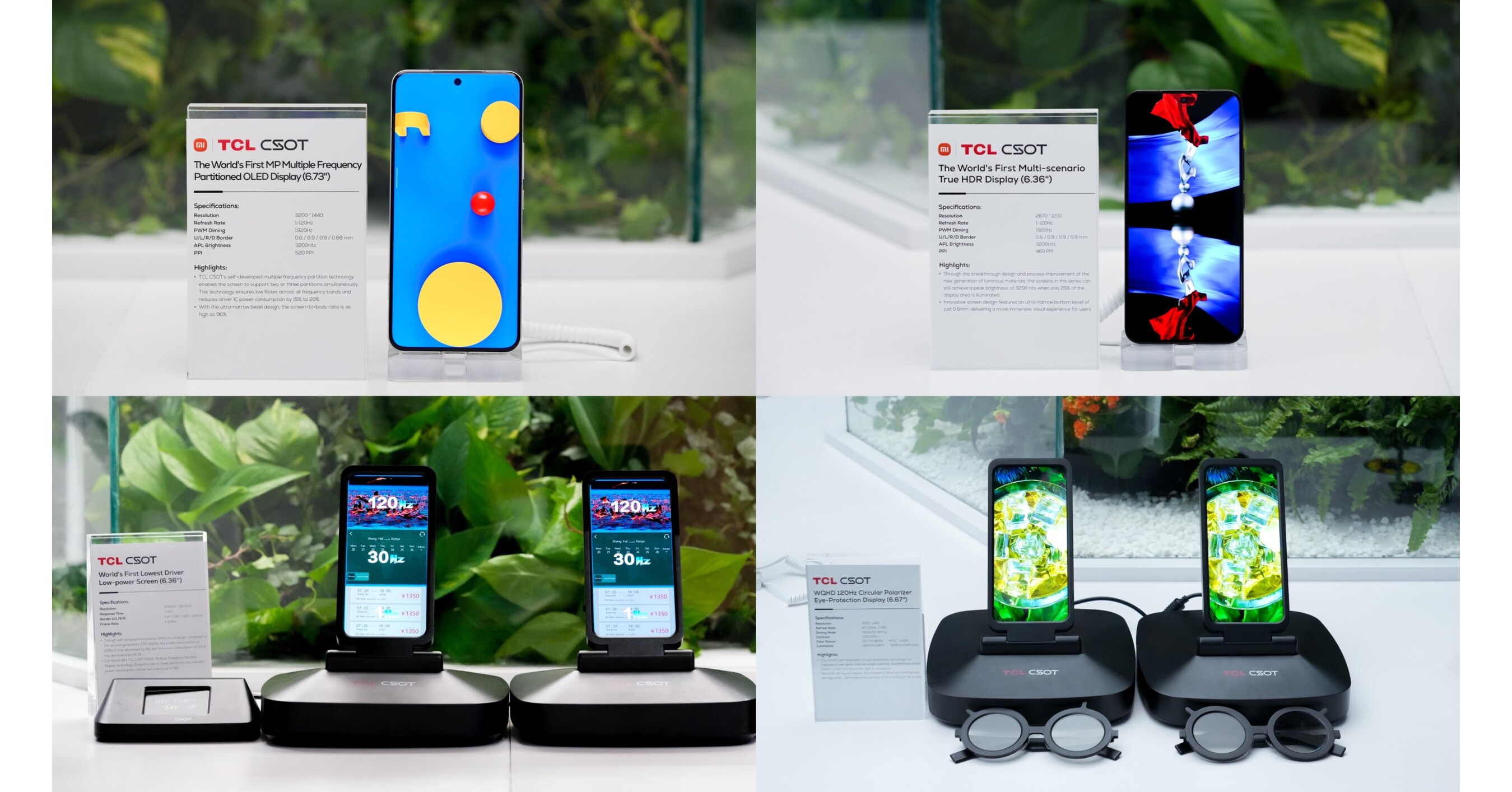TCL CSOT Showcases World-First Mobile Display Innovations at MWC 2025