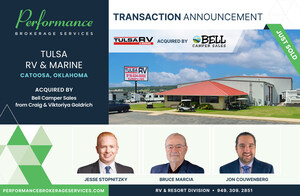 Performance Brokerage Services Advises on the Sale of Tulsa RV &amp; Marine in Catoosa, Oklahoma to Bell Camper Sales