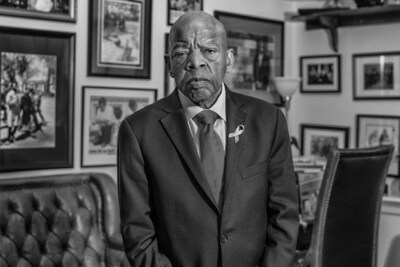 John Lewis – Civil Rights Leader, U.S. Congressman, Rosenwald School Former Student. Photograph by Andrew Feiler.