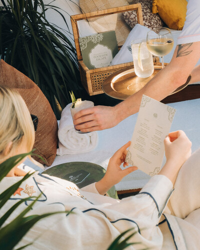 Poolside Escape Cabanas Menu