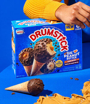 Drumstick® Debuts First Of Its Kind Peanut Butter Sundae Cones