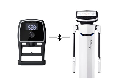 The InBody InGrip handheld dynamometer syncs up with the InBody 580 body composition analyzer to enhance health assessments with insightful, actionable health data.