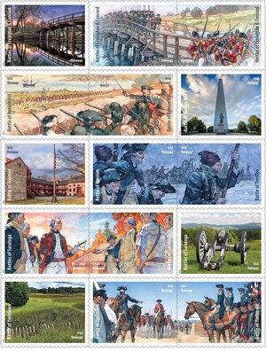 USPS to Issue Stamps of Historic Battlefields of the American Revolution