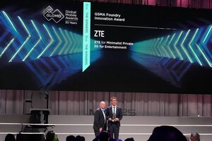 Solução Minimalist Private 5G-A da ZTE conquista o prêmio GSMA Foundry Innovation Award no GLOMO Awards 2025