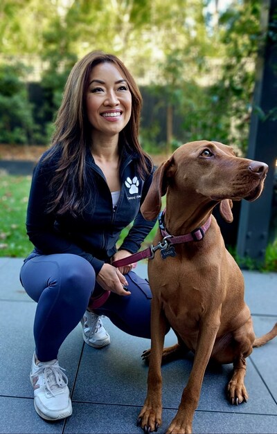 Miki Kanamaru, founder of dog training small business Pawsitive Mindset