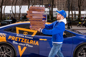 Auntie Anne's Launches Pretzelria Delivery Service to Celebrate the Perfect Pairing of "Bite Sized Pizza" and Ranch