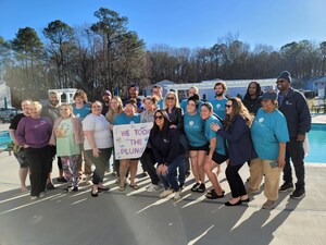 Thirteen Drucker + Falk Apartment Communities Took the Plunge to Support Special Olympics