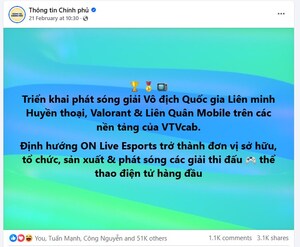 Vietnam strengthens Esports industry with national TV involvement