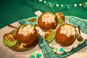It's Your Lucky Day: Panera's Iconic Bread Bowl Goes Green in Select Cities to Celebrate St. Patrick's Day