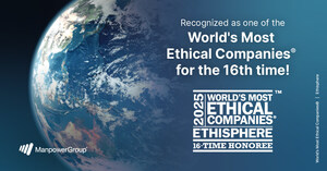 ManpowerGroup Named One of the World's Most Ethical Companies for the 16th Time