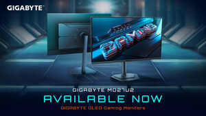 기가바이트, MO27U2 4K 240Hz QD-OLED 게임용 모니터 출시