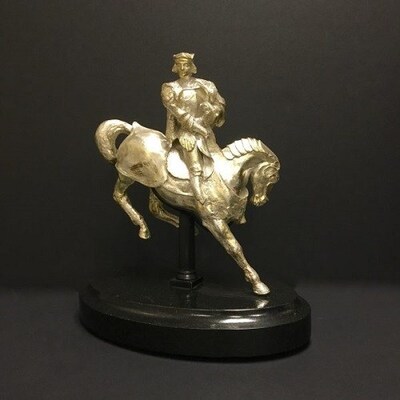 Horse and Rider - Silver
