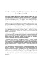 Pierre Fabre Laboratories und RedRidge Bio kündigen eine Partnerschaft zur Erforschung und gemeinsamen Entwicklung von Arzneimitteln an