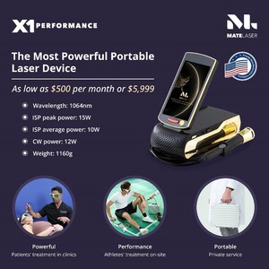 MATELASER Introduces X1 Performance: The Ultimate Portable High-Energy Laser Therapy System for Pain Management