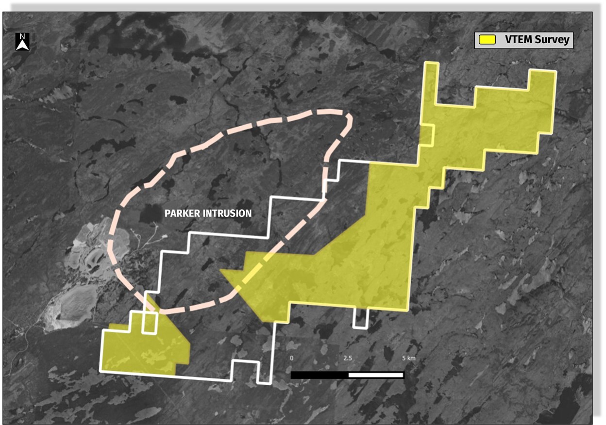 Figure 1: Troilus East Property Showing Planned Airborne VTEM Survey (CNW Group/Comet Lithium Corp.) Figure 1: Troilus East Property Showing Planned Airborne VTEM Survey (CNW Group/Comet Lithium Corp.)