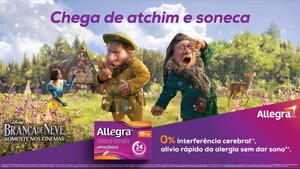 Allegra se une à Branca de Neve da Disney para uma parceria de conto de fadas no Brasil