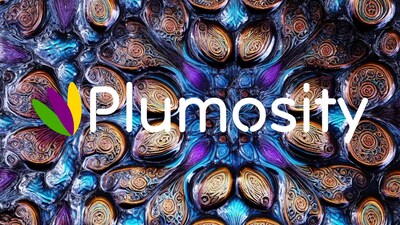 Plumosity Logo w/Name and Background