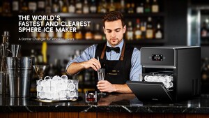 ecozy lanza la Máquina de hielo esférico más transparente y más rápida del mundo: algo innovador para los amantes del whisky
