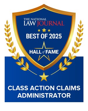 JND Legal Administration Named Best Class Action Claims Administrator in The National Law Journal Hall of Fame
