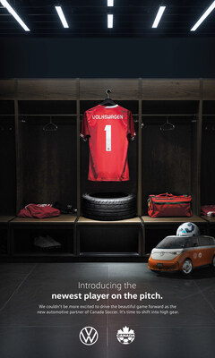 Canada Soccer roster expands as Volkswagen joins the team. (CNW Group/Volkswagen Group Canada)