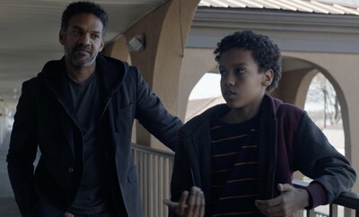 Jackson Abram and Khary Payton in Hoteling