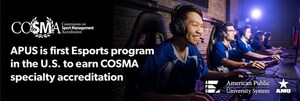 American Public University System's Esports Program Earns Specialized Accreditation from the Commission on Sport Management Accreditation (COSMA)