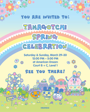 Tamagotchi Welcomes Spring With a Celebration at American Dream on March 29-30