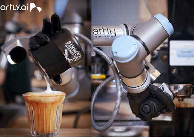 Designed for coffee shops, event venues, and restaurants, Artly’s Barista Bot is built on Artly’s Vision-Language-Action (VLA) AI model. Trained using motion capture data provided by world-class human baristas, Barista Bot can already craft 28 hot and iced beverages by replicating the artist’s movements.