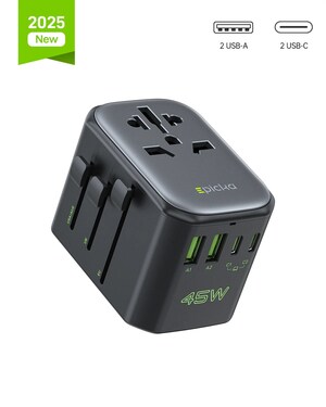 Epicka Unveils Pulse 45W Universal Travel Adapter: Fast-Charging for Modern Travelers