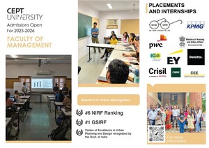 Faculty of Management at CEPT University Invites Applications to PG Programs 2025 Faculty of Management at CEPT University Invites Applications to PG Programs 2025