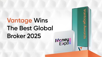 Vantage Recognized with ‘Best Global Broker’ Award at Money Expo Mexico 2025 (PRNewsfoto/Vantage)