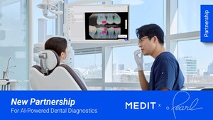 메디트, 치과 AI솔루션 기업 펄과 협력