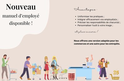 Entrepôts et commerces : facilitez votre gestion RH avec le nouveau manuel d'employé du CSMOCA !