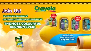 JOIN CRAYOLA IN CELEBRATING INTERNATIONAL COLOUR DAY AT "THE MOST COLOURFUL REUNION EVER!"