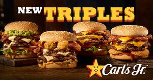 Más audaz, más grande, mucho mejor: Carl's Jr. ® triplica el tamaño de sus emblemáticas hamburguesas y presenta la limonada de energía natural