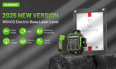 Huepar W04CG Laser Level: Revolutionizing Precision and Efficiency, Setting New Standards for One-Person Operation