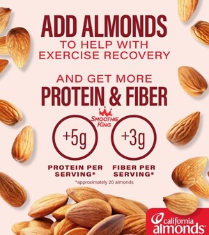 CELEBRATE NATIONAL NUTRITION MONTH WITH ALMONDS' BENEFITS AT SMOOTHIE KING