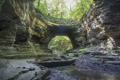 Visit the only known double-span natural bridge in the world in Waynesboro, Tennessee, part of Nashville's Big Back Yard.